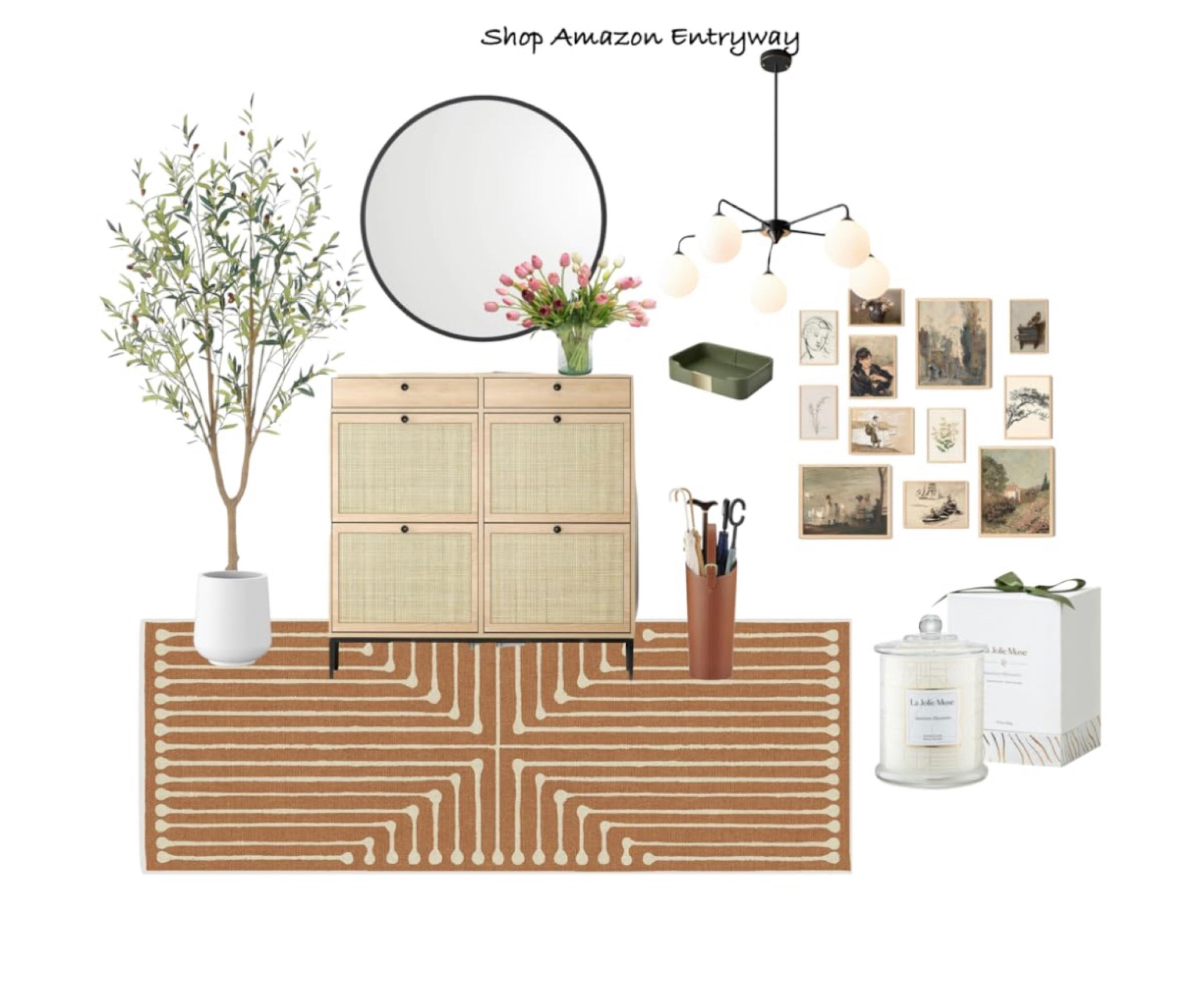 
✨ Transform Your Entryway with These Amazon Finds! ✨

Give your entryway a chic and welcoming makeover with these stylish and functional pieces, all available on Amazon. From the elegant mirror to the practical shoe storage, every item is curated to create a harmonious and inviting space.

🌿 Faux Olive Tree: Add a touch of greenery without the maintenance.
🔲 Modern Mirror: Perfect for last-minute touch-ups before heading out.
🔑 Storage Cabinet: Keep your entryway clutter-free with this sleek storage solution.
💡 Pendant Light: Brighten up your space with this modern lighting fixture.
🖼️ Wall Art: Create an inspiring gallery wall with these beautiful prints.
🕯️ Scented Candle welcomes guests with pleasant fragrance. 
#AmazonHome #EntrywayDecor #HomeInspiration #ShopAmazon 

#LTKHome #LTKStyleTip #LTKSaleAlert