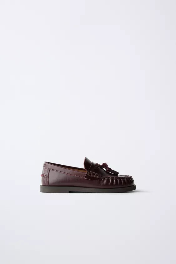 MOKASSIN MIT QUASTEN AUS LEDER – LIMITED EDITION | Zara DE