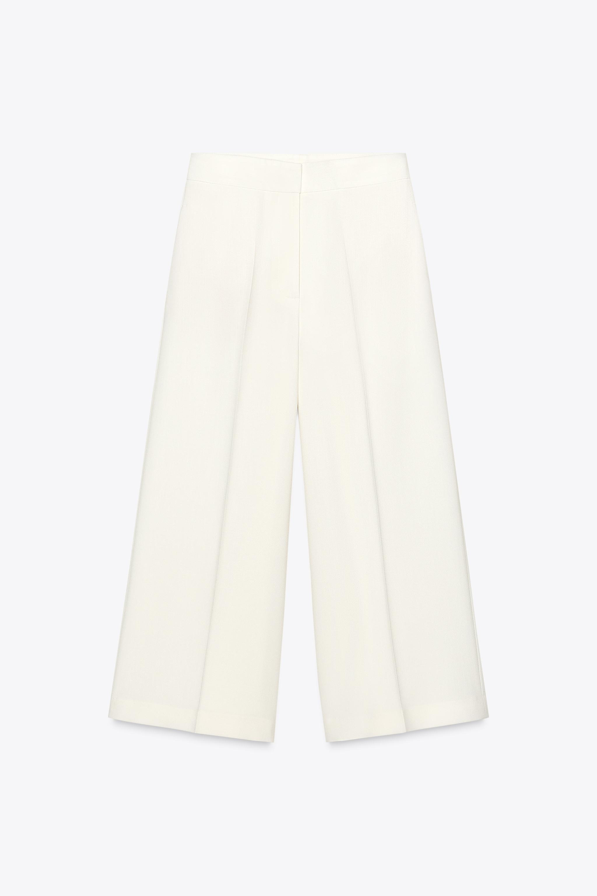 HIGH WAISTED CULOTTES$ 59.90 taupe brown Ecru BlackEcru | 2405/590/712Add to cartAddHigh waist pa... | Zara US
