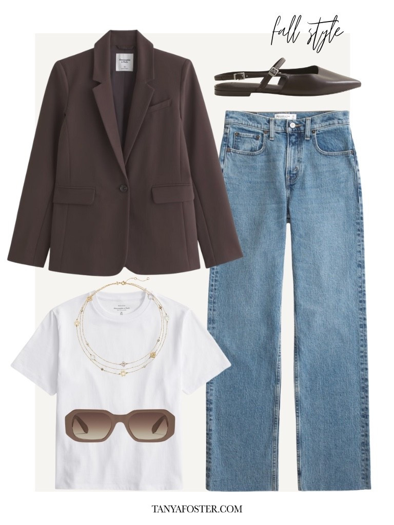 Chic fall style - blazer styled for a casual lookk

#LTKFindsUnder100 #LTKSeasonal #LTKStyleTip