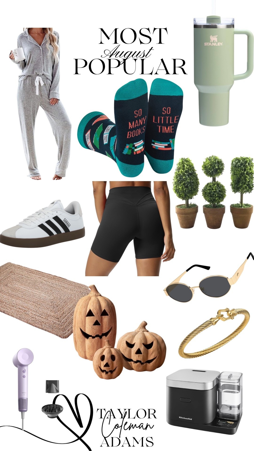 August Best Sellers | Most Popular | Pajama Set | Book Socks | Doormat | Terra Cotta Pumpkins | Sunglasses | Stanley | Rice Cooker | Amazon

#LTKFindsUnder50 #LTKHome #LTKSaleAlert