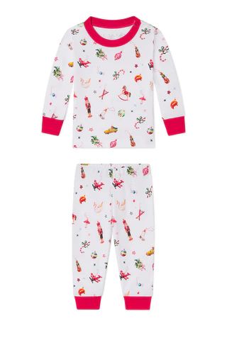Baby Long-Long Set in Ornaments | LAKE Pajamas