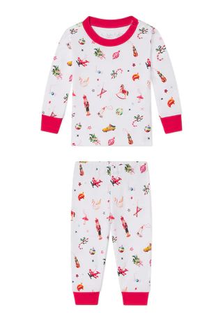 Baby Long-Long Set in Ornaments | LAKE Pajamas