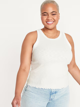 Slim-Fit Rib-Knit Tank for Women | Old Navy (US)