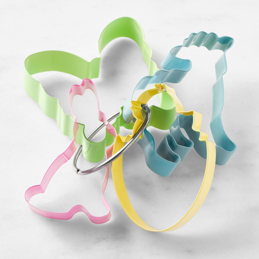 Williams Sonoma Easter Cookie Cutters on Ring, Set of 4 | Williams-Sonoma
