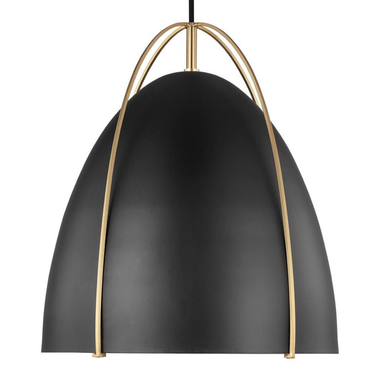 Generation Lighting 6551701 Norman 13" Wide Pendant - Black - Walmart.com | Walmart (US)