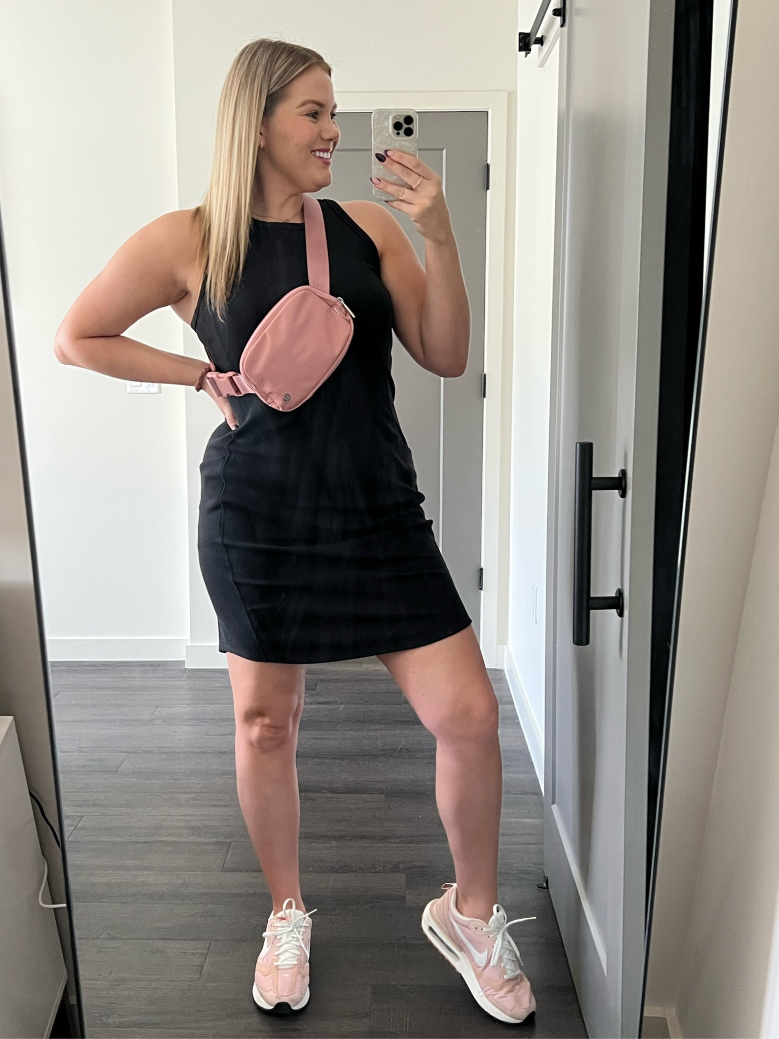 Athleisure look of the day for errands. 
Zella ribbed dress 
Nike air max 
Lululemon belt bag 

I’ve also linked the Amazon dupe for the lululemon everywhere belt bag. 

#LTKshoecrush #LTKcurves #LTKstyletip