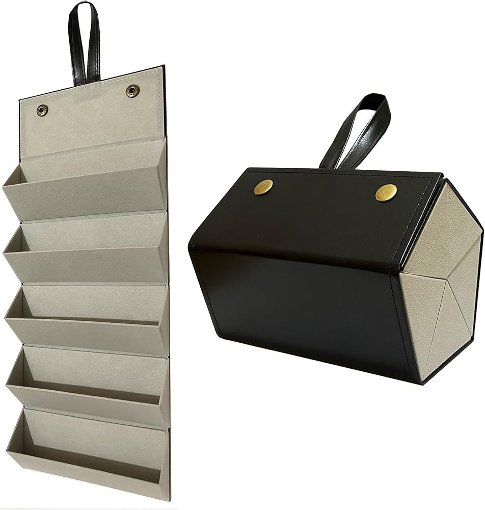 Longjet Sunglasses Organizer 5 Slots Travel Glasses Case Multiple Pairs Eyeglasses Storage Box Ha... | Amazon (US)