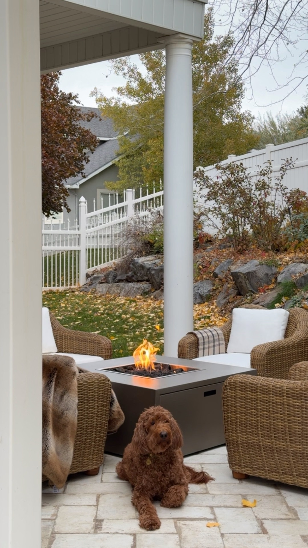 Our backyard lounge area is starting to look like fall… on the agenda for this weekend, fire, food, & patio drinks!

#LTKSeasonal #LTKHome