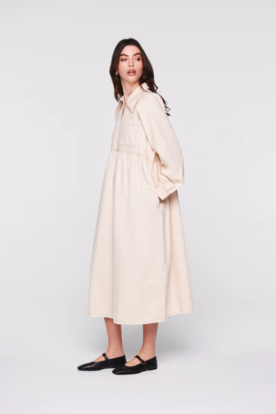 Gabriella Denim Midi Dress | Aligne UK