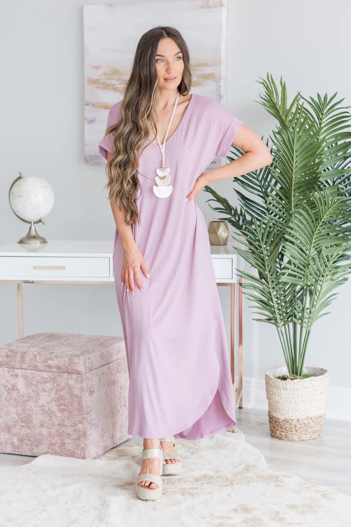 This Is No Dream Maxi Dress, Lavender | The Mint Julep Boutique