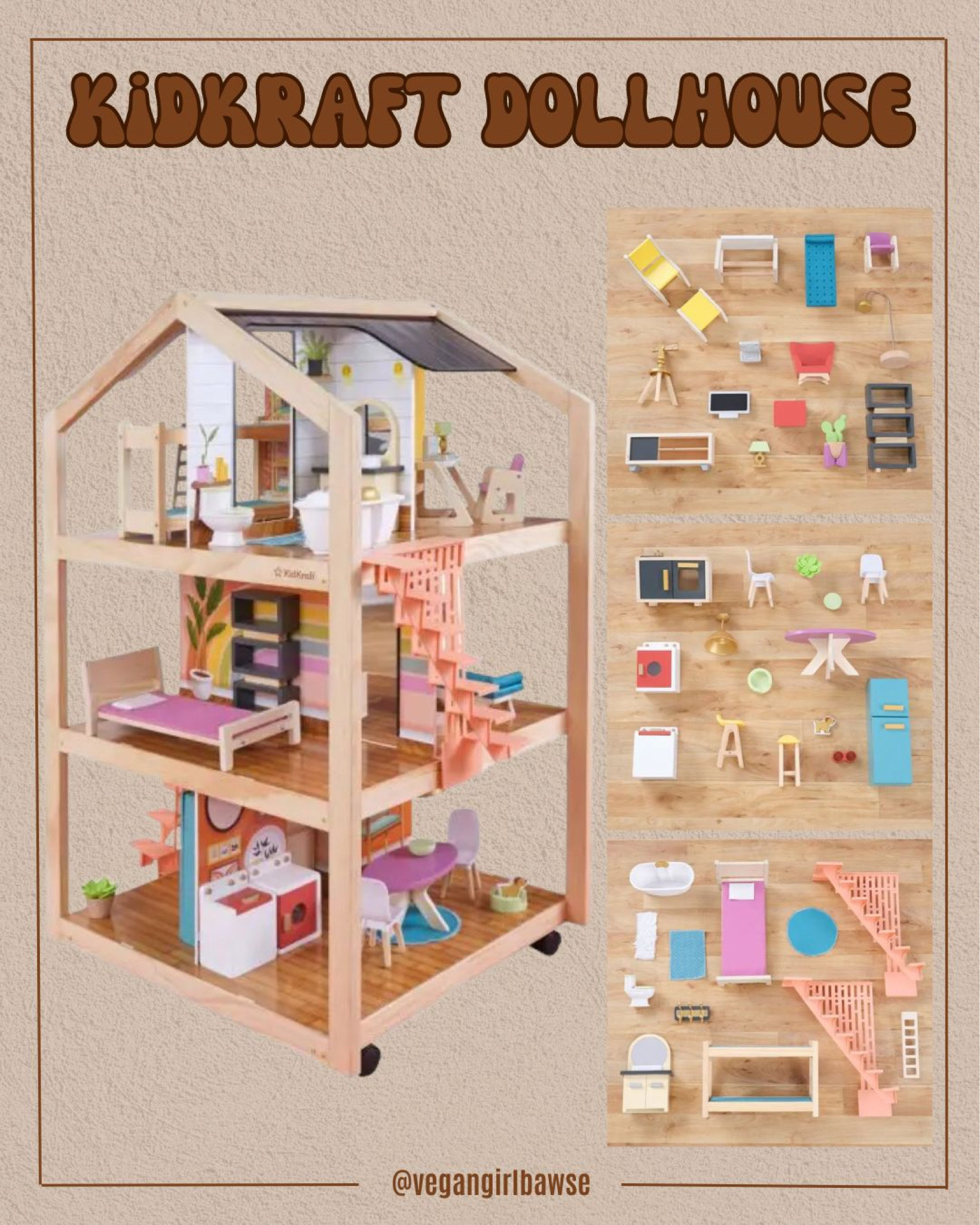Spark imagination and endless adventures with the KidKraft Dollhouse. Crafted with meticulous detail and vibrant colors, it's a dream home for little ones' favorite dolls. Foster creativity and storytelling as they explore each room, creating memories that last a lifetime. Welcome to a world of limitless possibilities.

#LTKkids #LTKfamily #LTKbaby