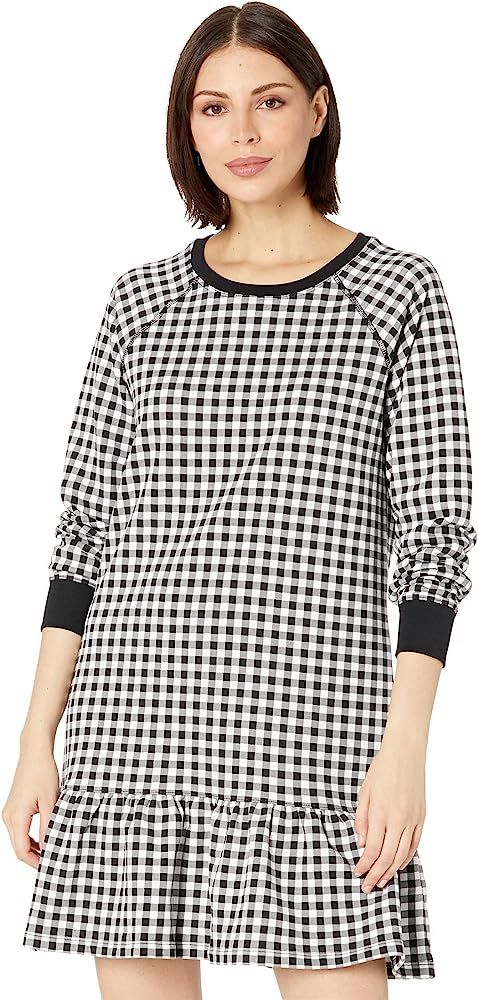 Draper James Sweatshirt Dress in Gingham | Amazon (US)