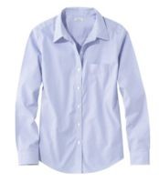 Wrinkle-Free Pinpoint Oxford Shirt, Long-Sleeve Relaxed Fit Stripe | L.L. Bean