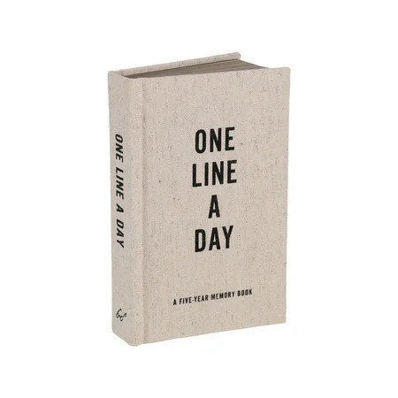 One Line a Day Canvas One Line a Day: A Five-Year Memory Book, (Hardcover) | Walmart (US)