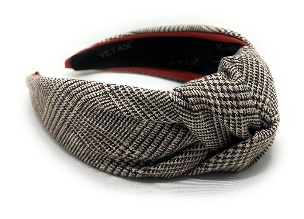 Amazon.com : YETASI 2.5 Inches Thick Brown Headbands for Women are Made with Non Slip Material. P... | Amazon (US)