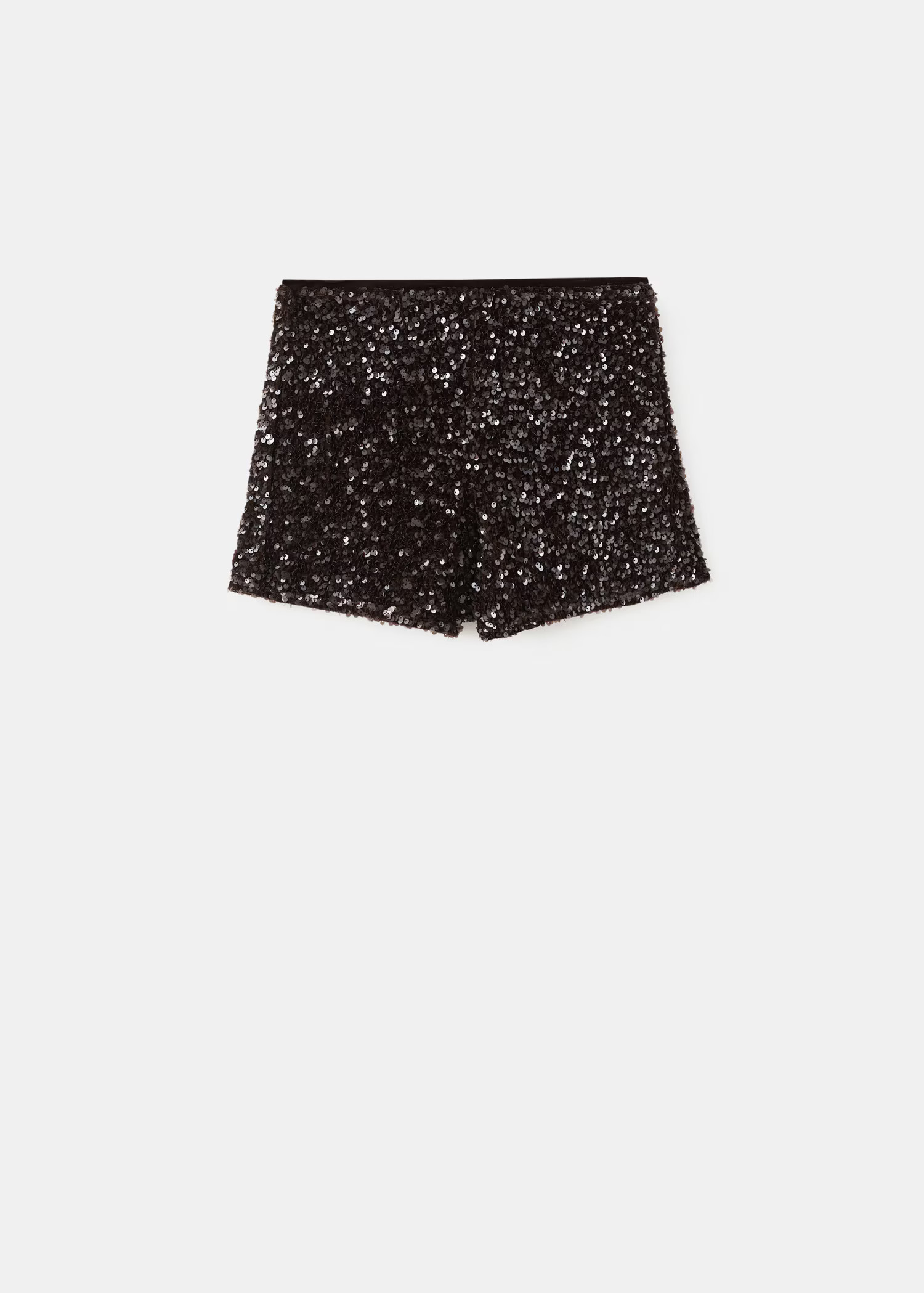 Velvet shorts with sequins - Women | MANGO USA | Mango (US/MX/AU)