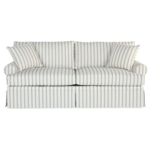 Maya Sofa, Stripe Sunbrella | One Kings Lane