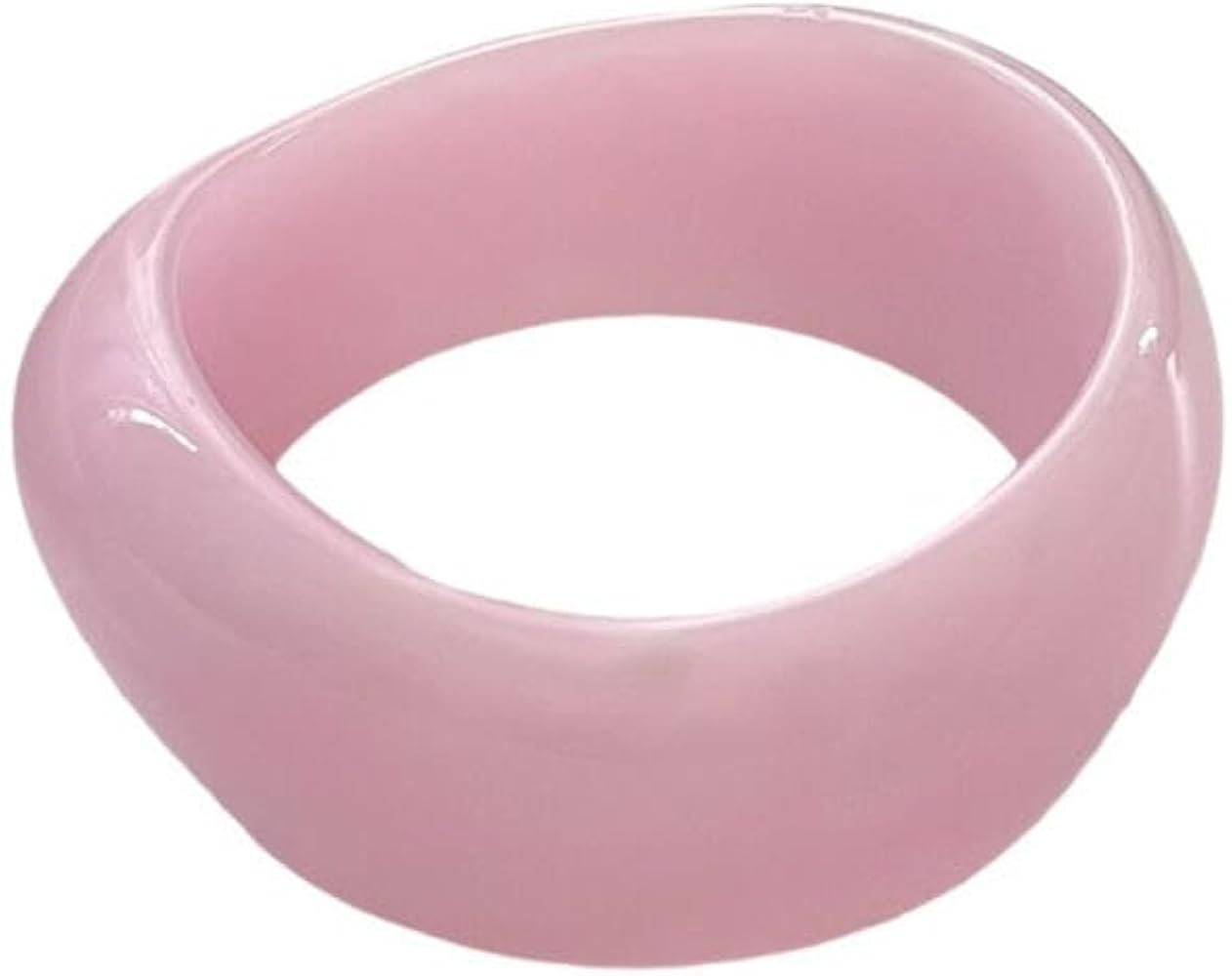 Fuqimanman2020 Chunky Acrylic Bangle for Women Colorful Irregular Geometric Resin Cuff Bracelet W... | Amazon (US)