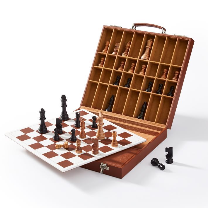 Leather Chess Game Set | Mark and Graham