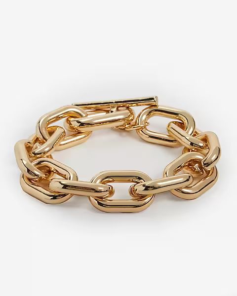 Thick Chain Toggle Bracelet | Express