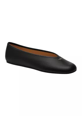 COACH Women's Houston Ballet Flats, Black, 8M | Belk