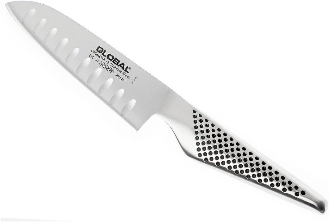 Global GS-37-5 1/4 inch, 13cm Santoku Hollow Ground Knife | Amazon (US)