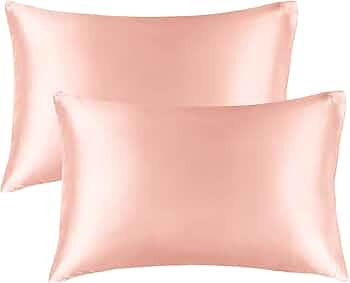 BEDELITE Satin Pillowcase for Hair and Skin, King Pillow Cases Set of 2 Pack Super Soft Silky Cor... | Amazon (US)