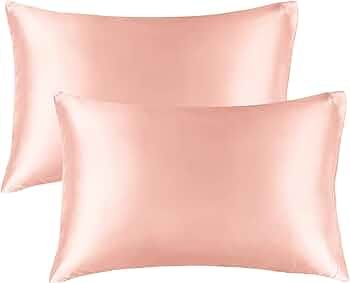 BEDELITE Satin Pillowcase for Hair and Skin, King Pillow Cases Set of 2 Pack Super Soft Silky Cor... | Amazon (US)