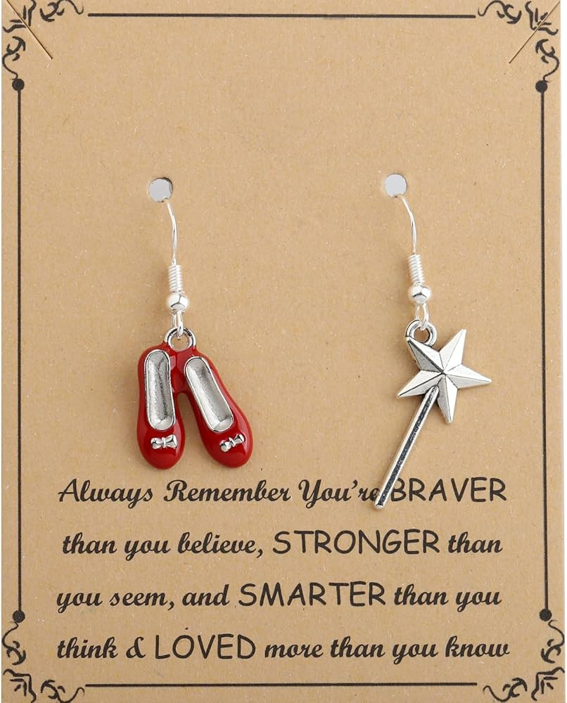 FUSTMW Sweet Home Bracelet Movies Inspired Bracelet There is No Place Like Home Red Enamel Shoes ... | Amazon (US)