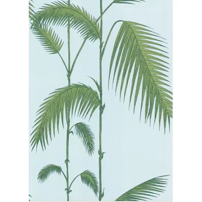 Icons Palm Leaves 33' L x 20.5" W Wallpaper Roll | Wayfair North America