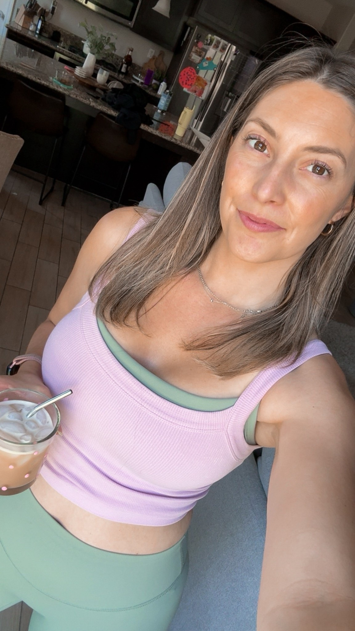 Athleisure outfit, work out set, spring outfit, walk outfit, Pilates outfit, 

#LTKootd #LTKActive #LTKmomlife
