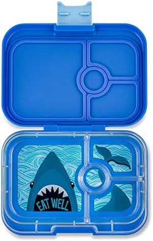 Yumbox Panino Leakproof Bento Lunch Box Container for Kids & Adults (True Blue with Shark Tray) | Amazon (US)