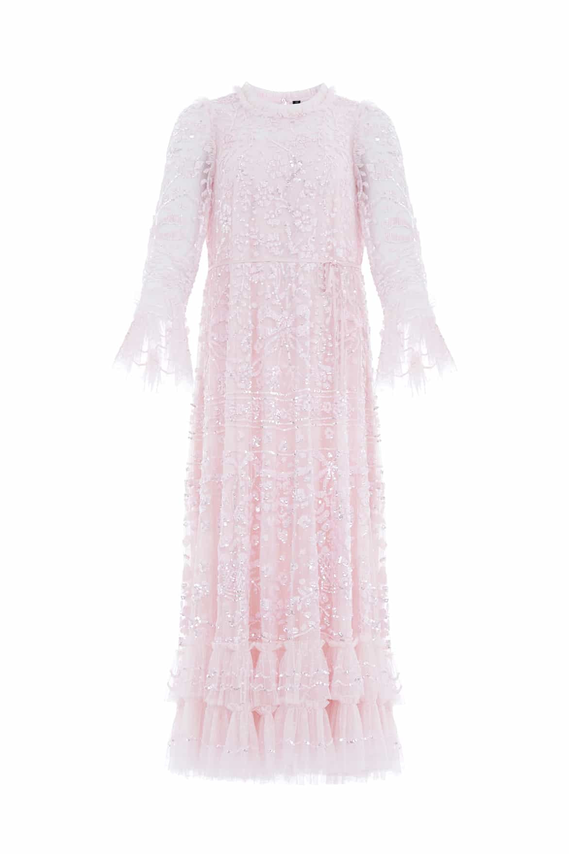 Celia Long Sleeve Ankle Gown | Needle & Thread