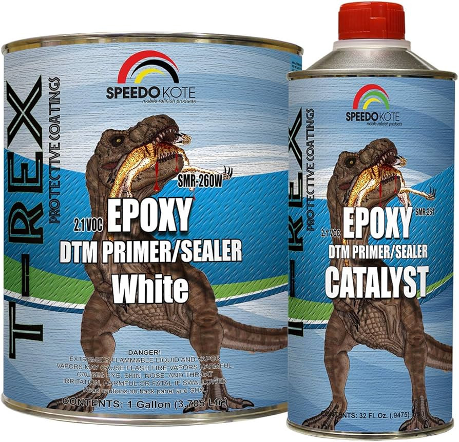 Epoxy Fast Dry 2.1 Low voc DTM Primer & Sealer White Gallon Kit | Amazon (US)
