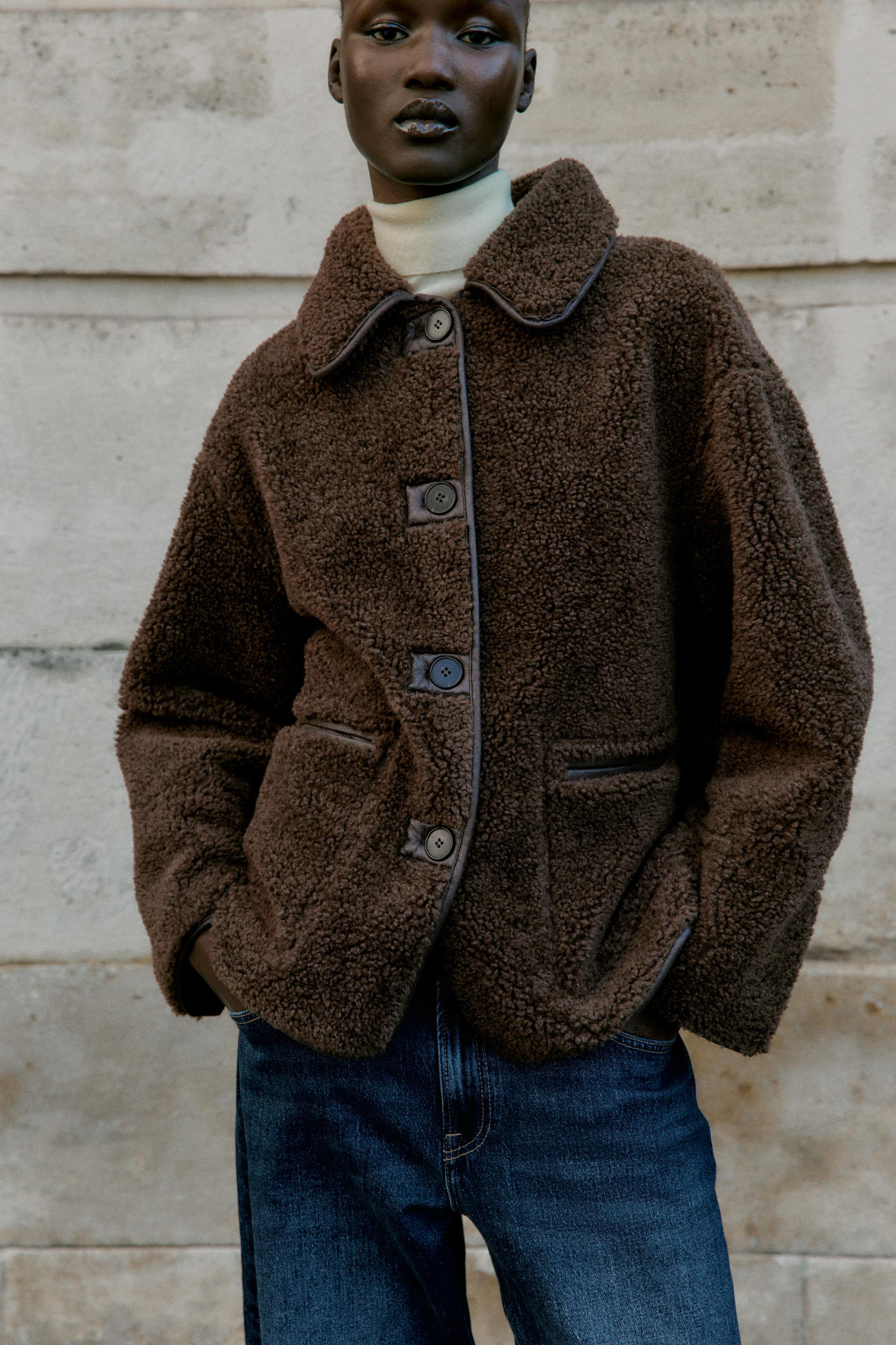 REVERSIBLE DOUBLE-FACED COAT | Zara UK