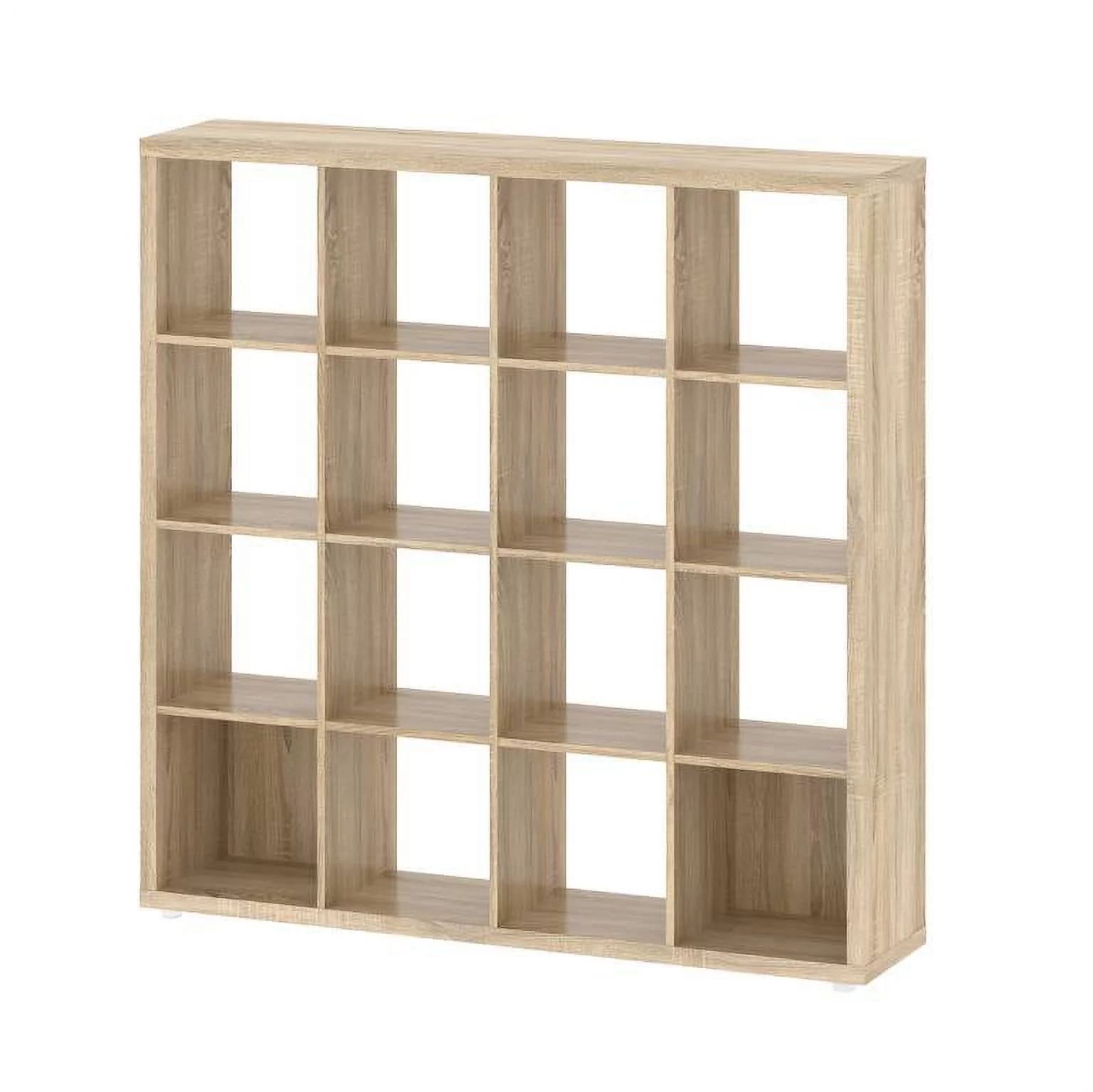Demi 4 X 4 Bookcase, Oak Structure, Box 1 of 2 | Walmart (US)