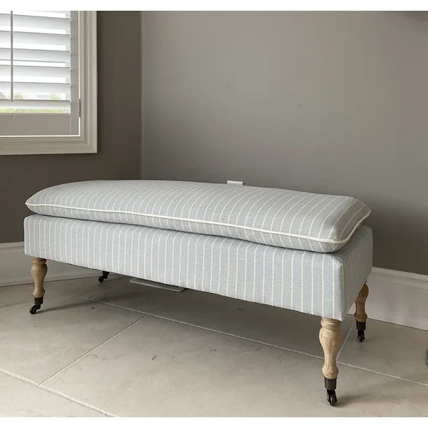 Andrewson Linen Blend Upholstered Bench | Wayfair North America