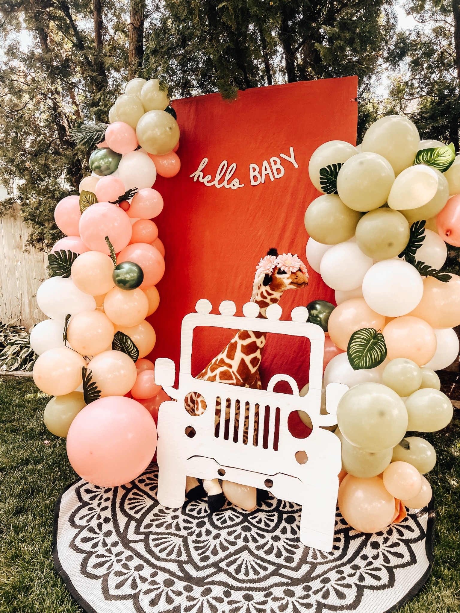 Wild Safari Theme Baby Shower Photo Wall

How cute is this photo backdrop setup for our friend’s safari themed baby shower? This little wild one is all set for adventure with jungle leaves, a jeep, and even a giant giraffe!

#LTKBaby #LTKBump #LTKKids