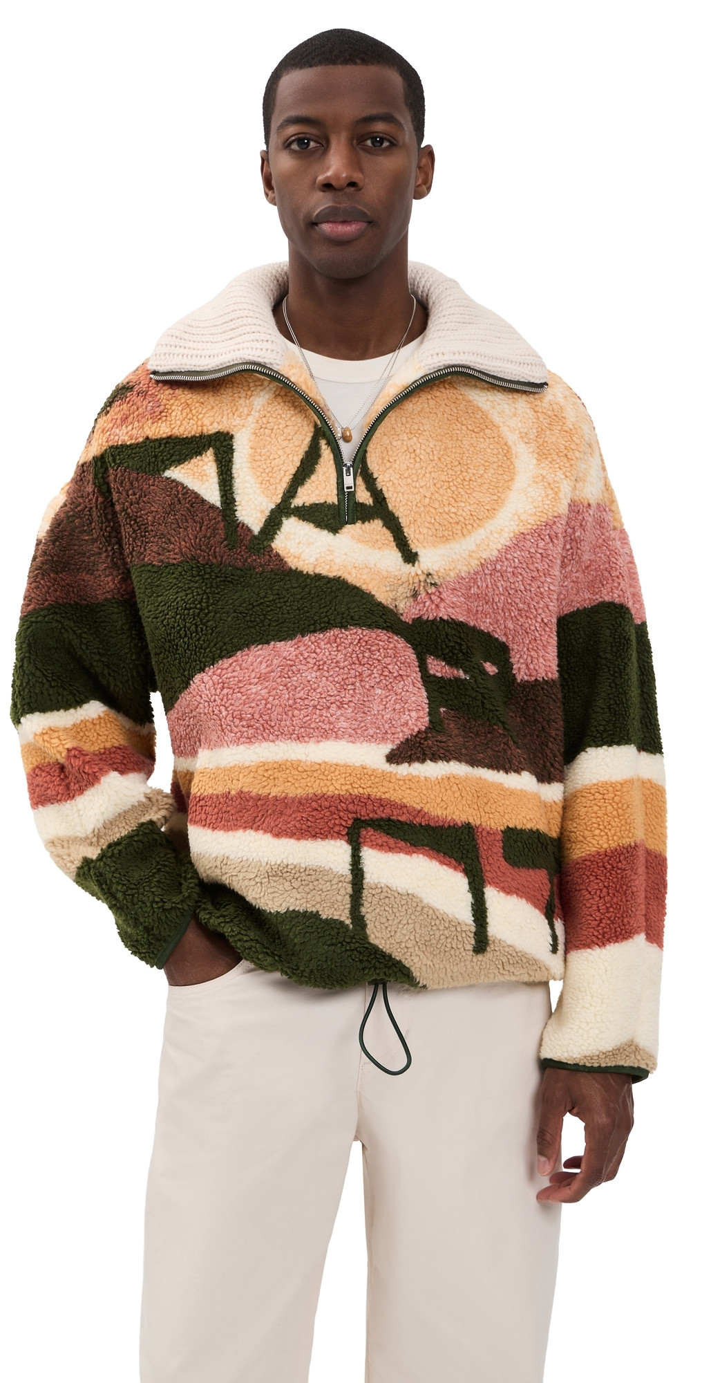 Isabel Marant Marley Fleece Pullover Multicolor S | Shopbop