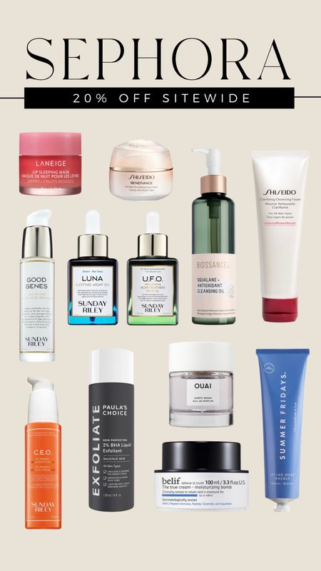 Sephora sale skincare picks! 

#LTKbeauty #LTKsalealert #LTKxSephora