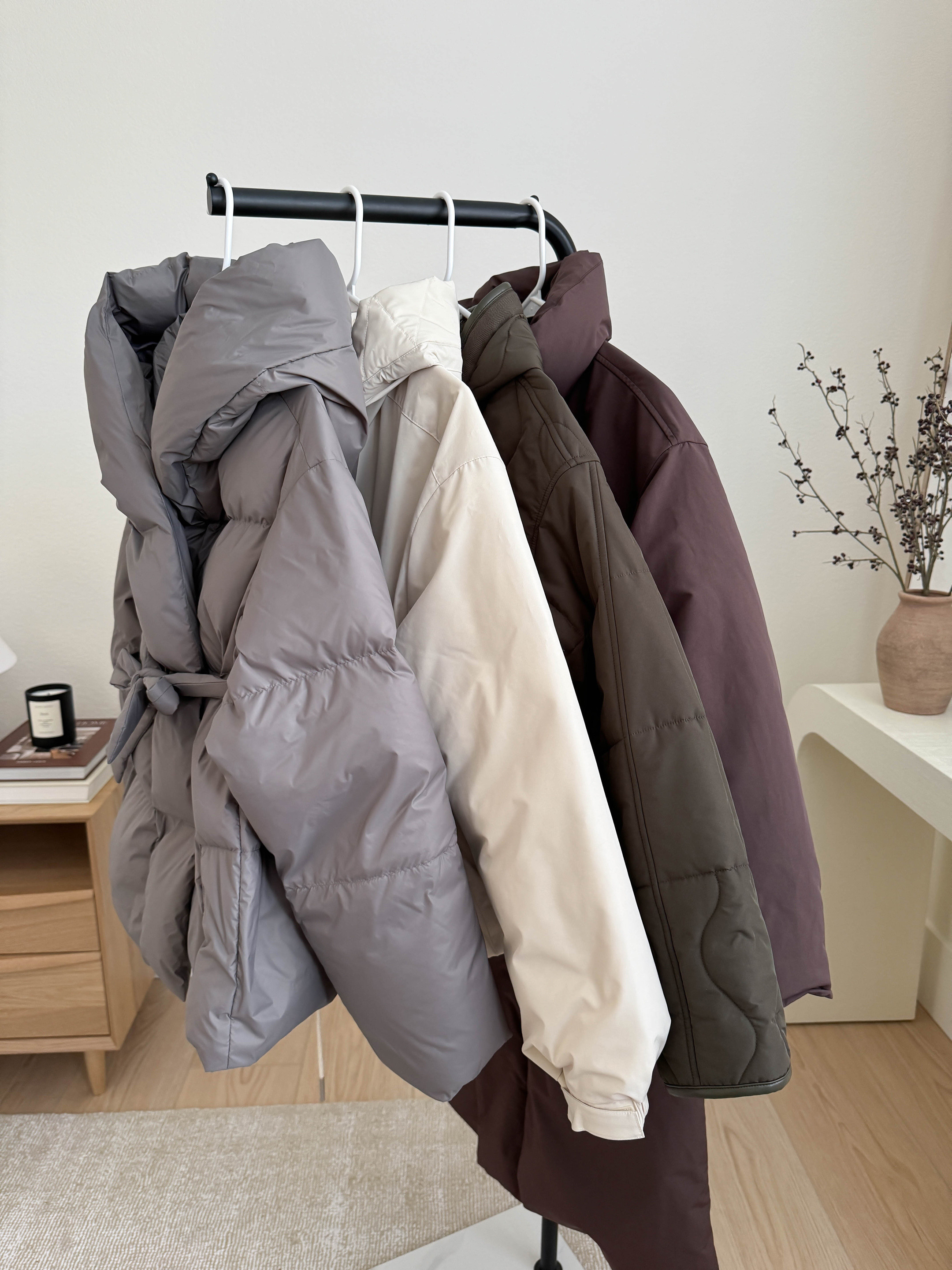 Fabrique Puffer coats. Great quality, amazing colors, beautiful details. Wearing a petite xs in all of them. 

#LTKSeasonal