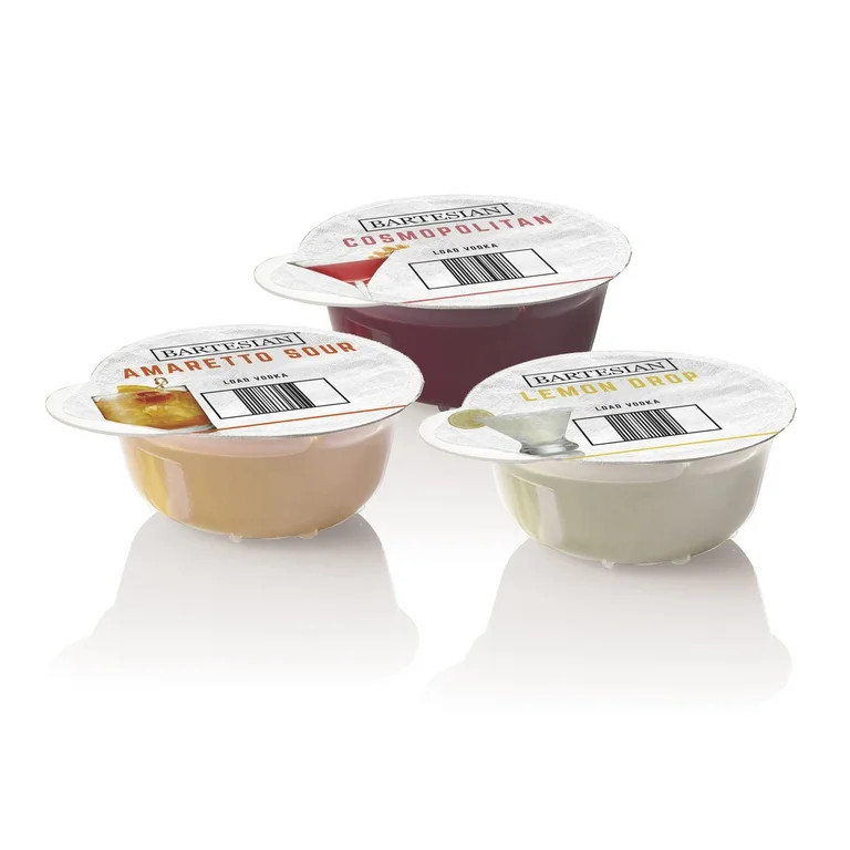 (2 pack) Bartesian Cocktail Mixer Capsules, Vodka Lovers Collection, 6 Pack | Walmart (US)