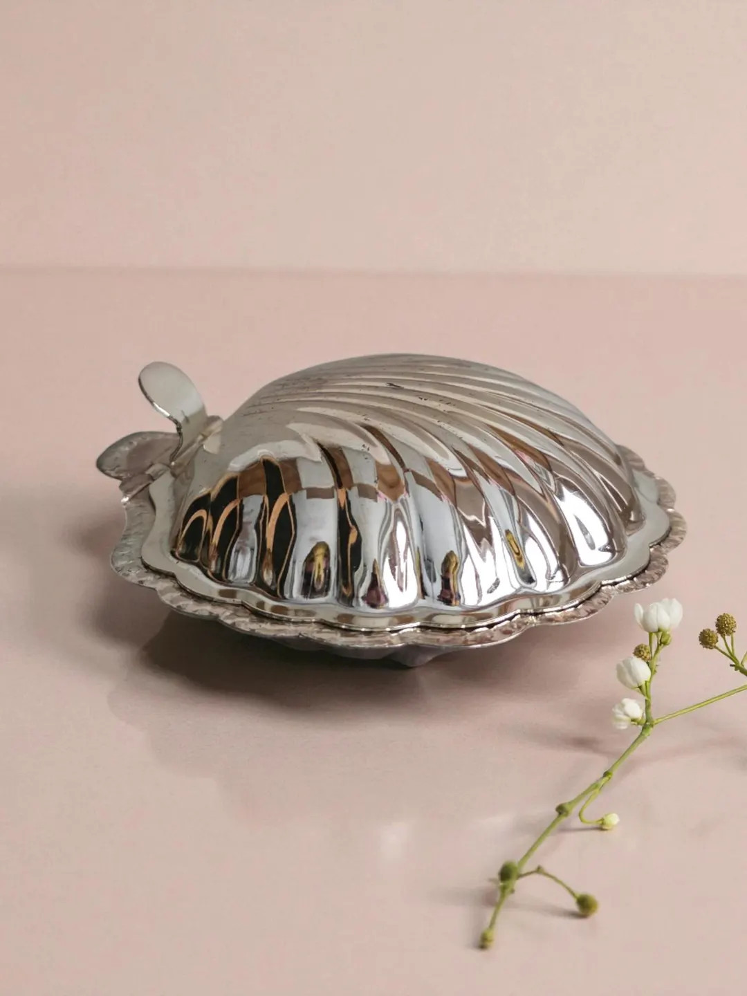 Vintage Silver Plated Shell Bowl, Decorative Clam Dish 14 Cm, Elegant Table Decor, Jewelry or Tri... | Etsy (US)