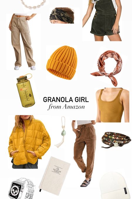 Loving all of these granola girl , outdoorsy style finds from Amazon 🫶🏽✨ they all run true to size. I’ve gotten so many compliments when I wear these pieces! 

#LTKfindsunder50 #LTKU #LTKsalealert