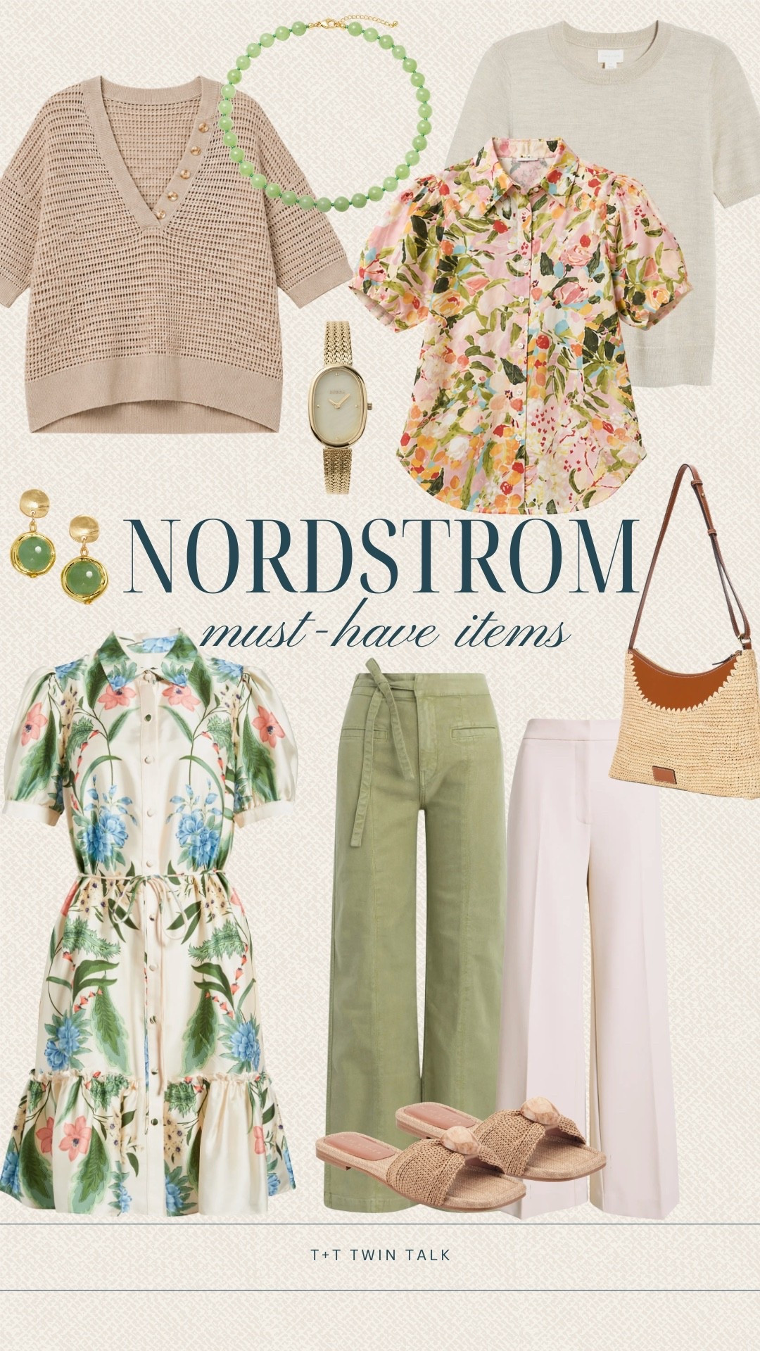 We pulled together floral pieces with green and cream staples to keep everything balanced. The accessories tie in the tones while the sandals ground the look. It’s perfect for brunch, shopping, or a relaxed day out.


#LTKSeasonal #LTKMidsize #LTKOver40