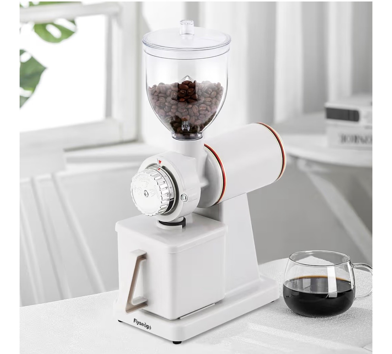 Burr Coffee Grinder Electric Espresso Grinder Commercial & Homeuse Silent Small Coffee Bean Grinder with Hopper Adjustable Grind, With Brush, Spoon, White

#LTKmomlife #LTKHome #LTKvlog