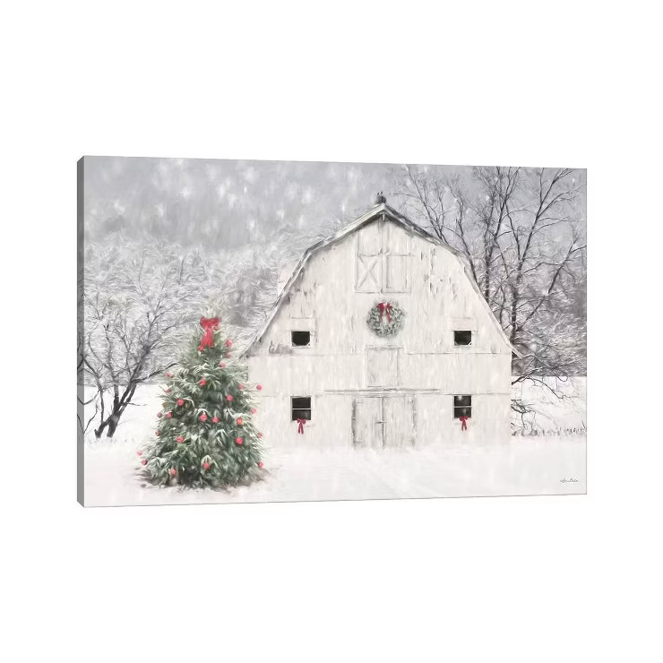 18" x 26" Christmas In The Country by Lori Deiter Unframed Wall Canvas - iCanvas | Target