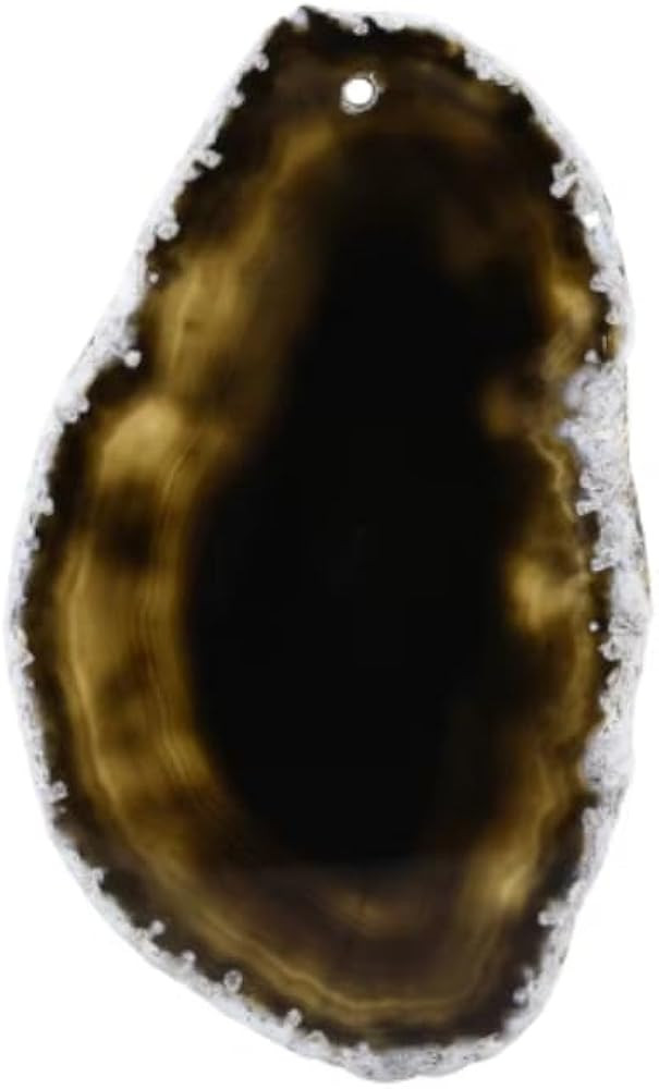 Top Drilled Agate Geode Slices Polished Irregular Stone Slab Assorted Stone Pendant For DIY Makin... | Amazon (US)