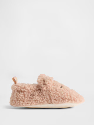 Baby Brannan Bear Sherpa Slippers | Gap Factory